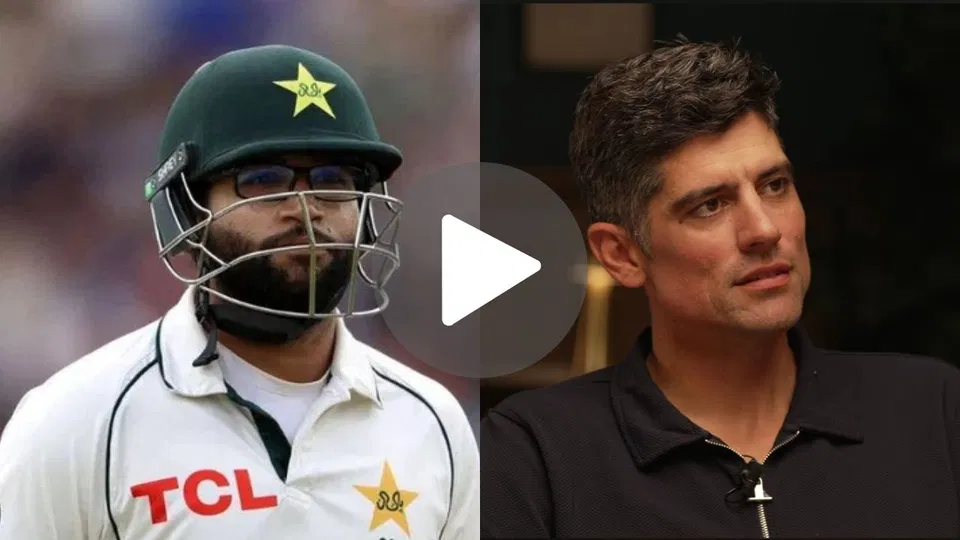 Watch- Imam-ul-Haq Cooked By Alastair Cook Over Injury Controversy